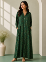 Ajrakh Modal Kaftan Style Dress 4803