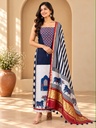 Chanderi Silk Top and Dupatta sets 5025