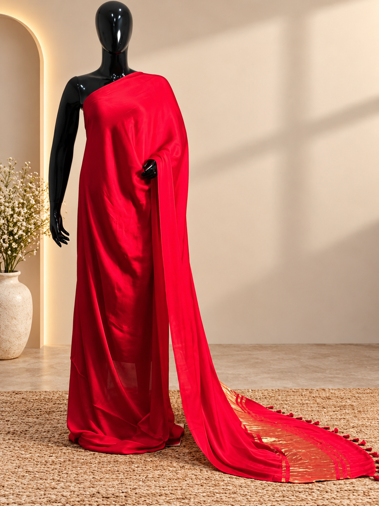 Premium Plain Modal Sarees 5020