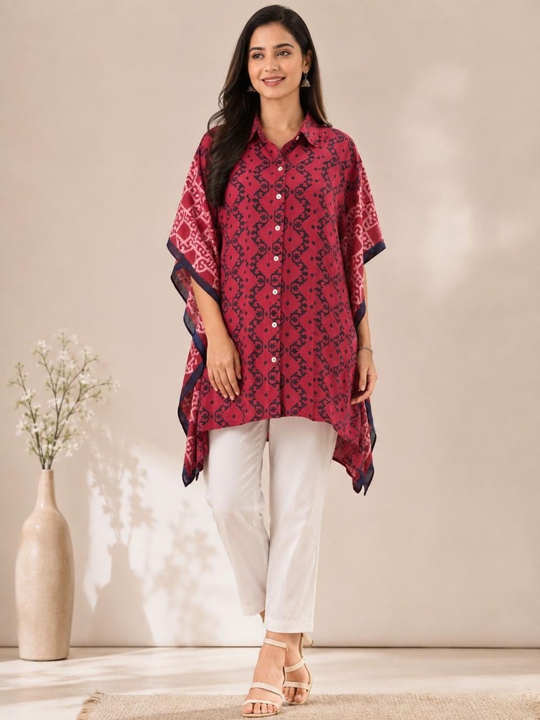 Ajrakh Modal Shirt Kaftans 5015