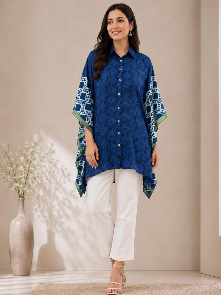 Ajrakh Modal Shirt Kaftans 5015