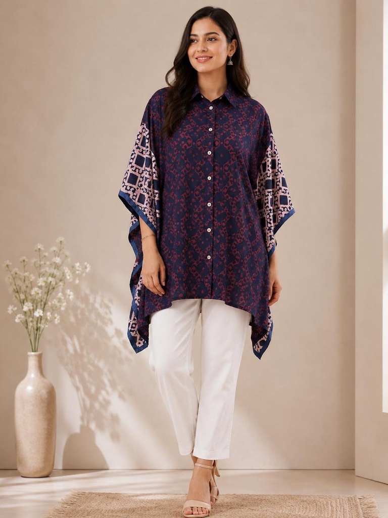 Ajrakh Modal Shirt Kaftans 5015