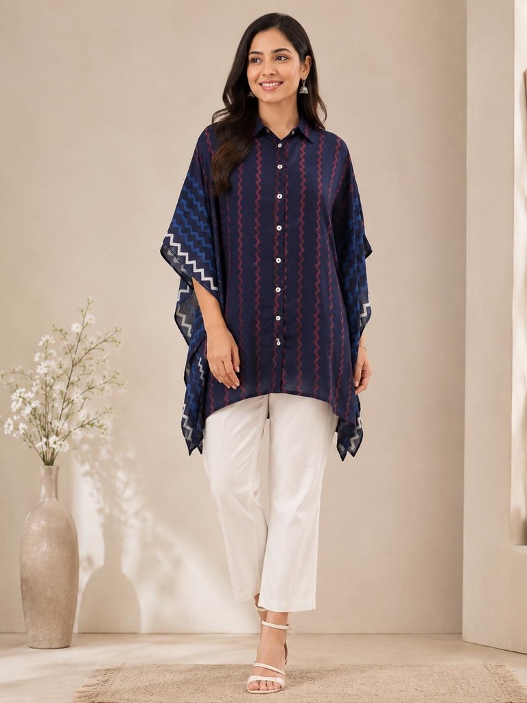 Ajrakh Modal Shirt Kaftans 5015