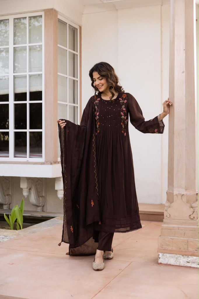 Mul Chanderi kurti sets 4609