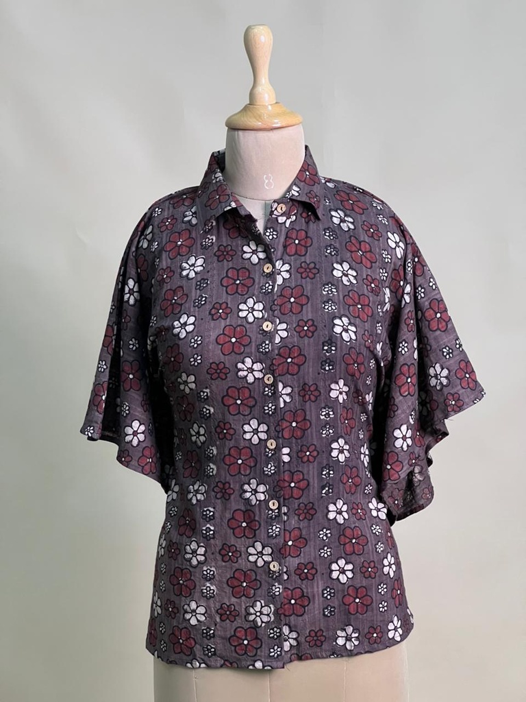 Ajrakh Cotton Shirt Kaftan 4802
