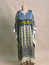 Box pattern modal kaftans 4803