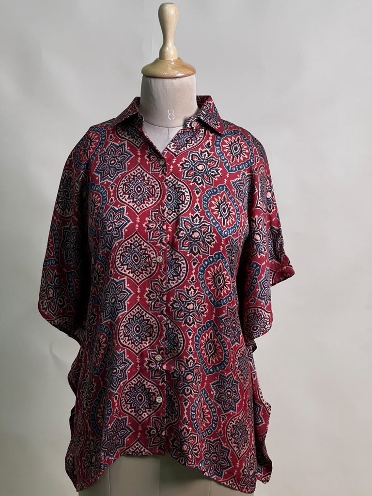 Ajrakh Modal Shirt Kaftans 5015 