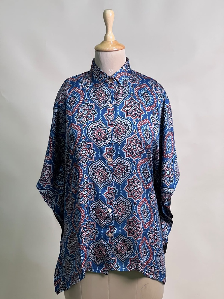 Ajrakh Modal Shirt Kaftans 5015 