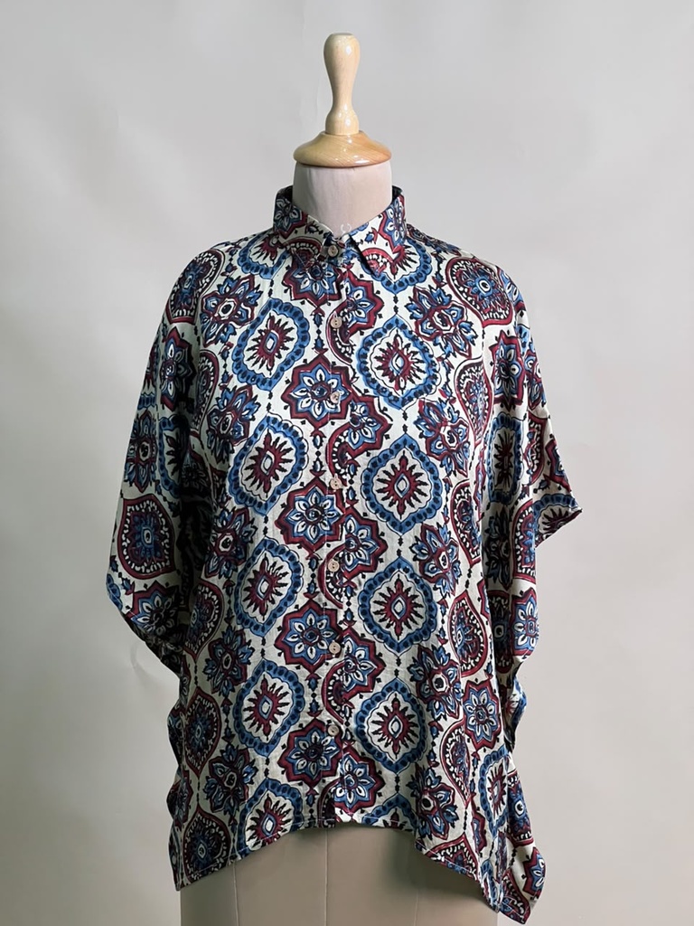 Ajrakh Modal Shirt Kaftans 5015 
