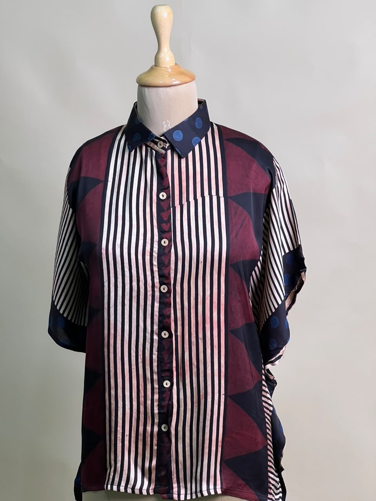 Ajrakh Modal Shirt Kaftans 5015 