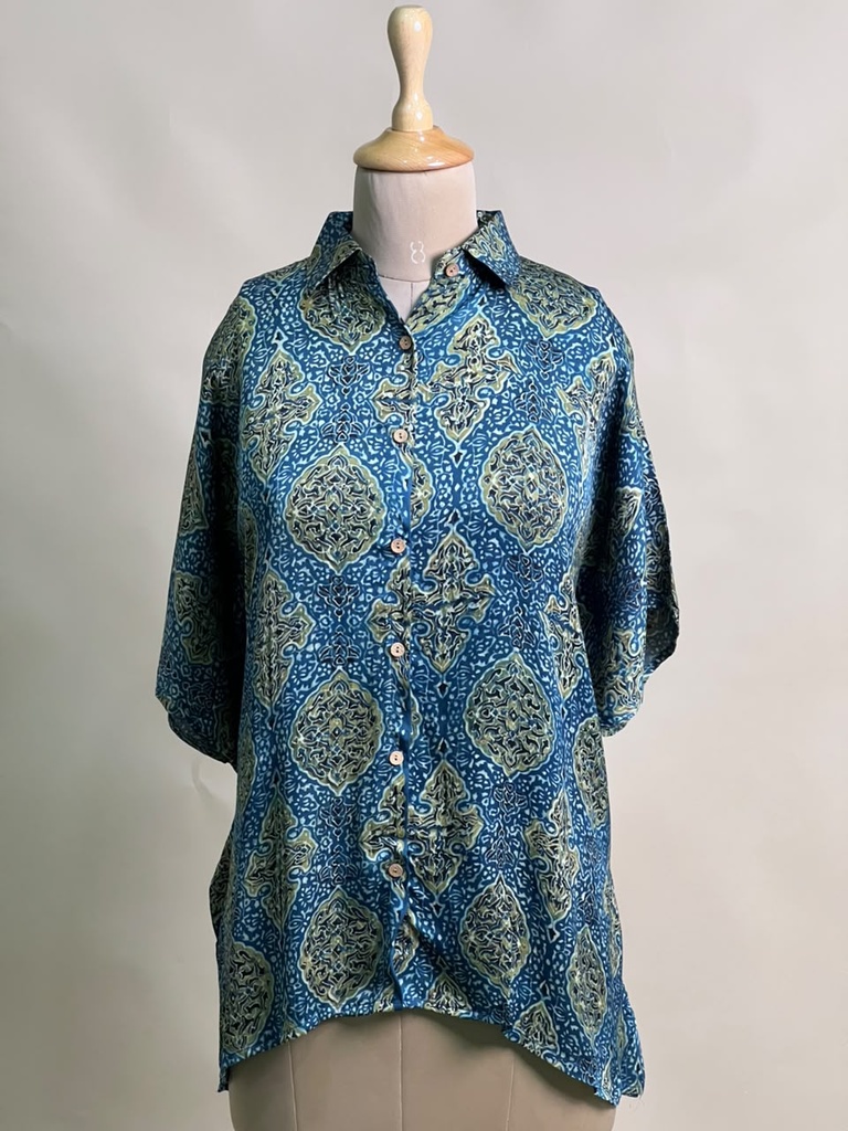 Ajrakh Modal Shirt Kaftans 5015 