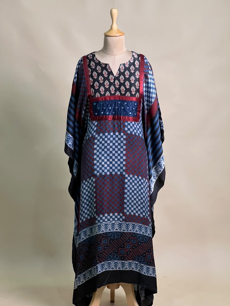 Box pattern modal kaftans 4803