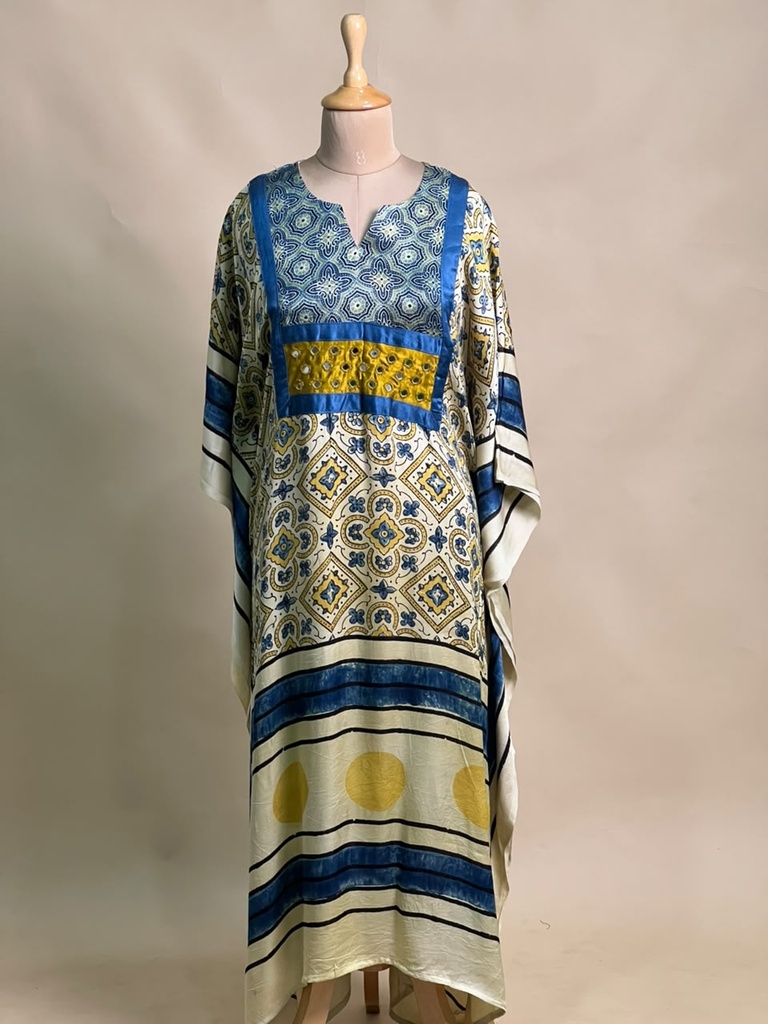 Box pattern modal kaftans 4803
