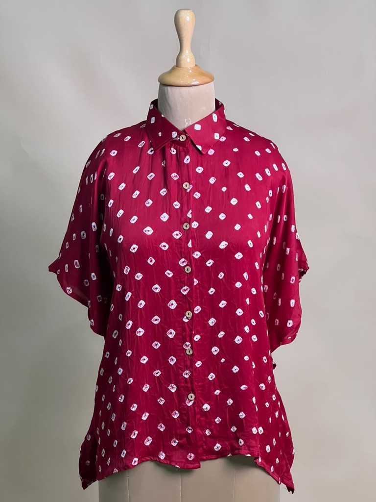 Modal Bandhani Shirt Kaftans 5015