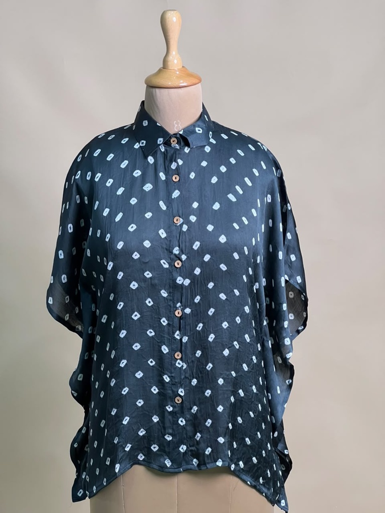Modal Bandhani Shirt Kaftans 5015