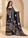 Ajrakh Dola Silk Suit Sets 5048