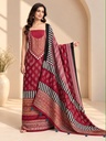 Ajrakh Dola Silk Suit Sets 5048