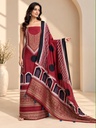 Ajrakh Dola Silk Suit Sets 5048