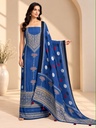 Ajrakh Dola Silk Suit Sets 5048