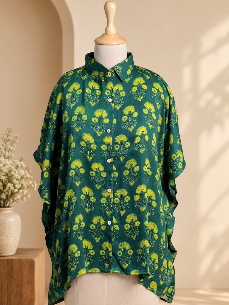 Ajrakh Modal Shirt Kaftans 5015