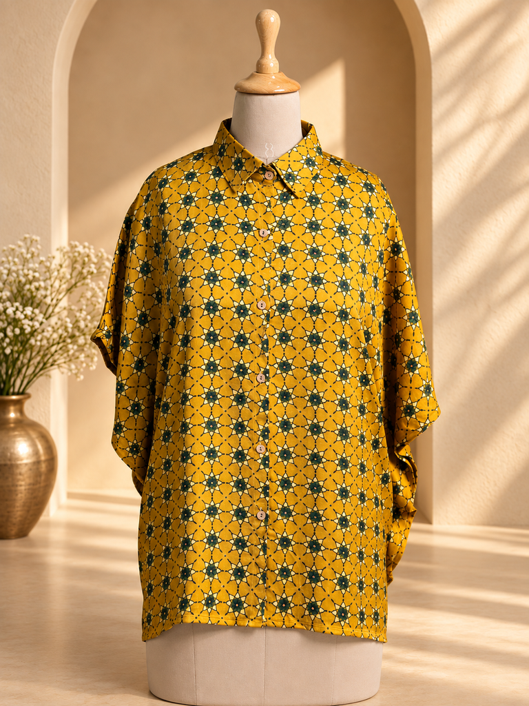 Ajrakh Modal Shirt Kaftans 5015