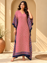 Ajrakh Modal Silk Kaftans 4801