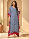 Ajrakh Modal Silk Kaftans 4801