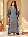 Ajrakh Modal Silk Kaftans 4801