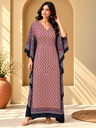 Ajrakh Modal Silk Kaftans 4801