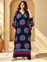 Ajrakh Modal Silk Kaftans 4801