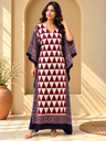 Ajrakh Modal Silk Kaftans 4801