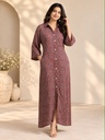 Ajrakh Modal Kaftan Style Dress 4803