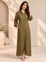 Ajrakh Modal Kaftan Style Dress 4803