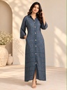 Ajrakh Modal Kaftan Style Dress 4803