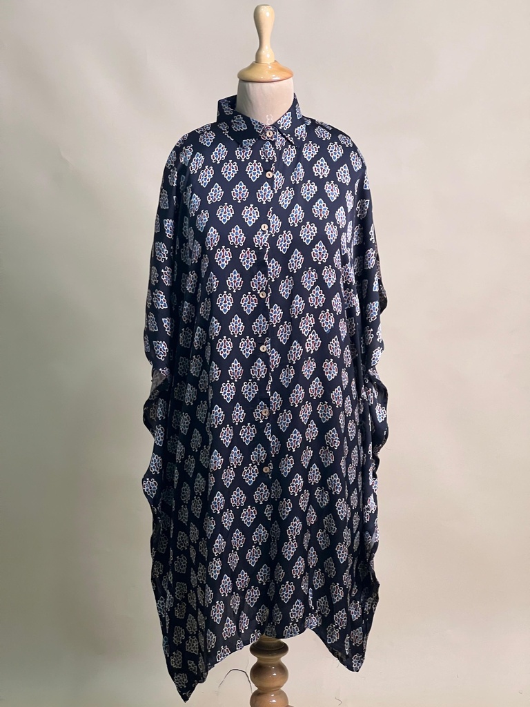 Ajrakh Modal Shirt Kaftans 5015