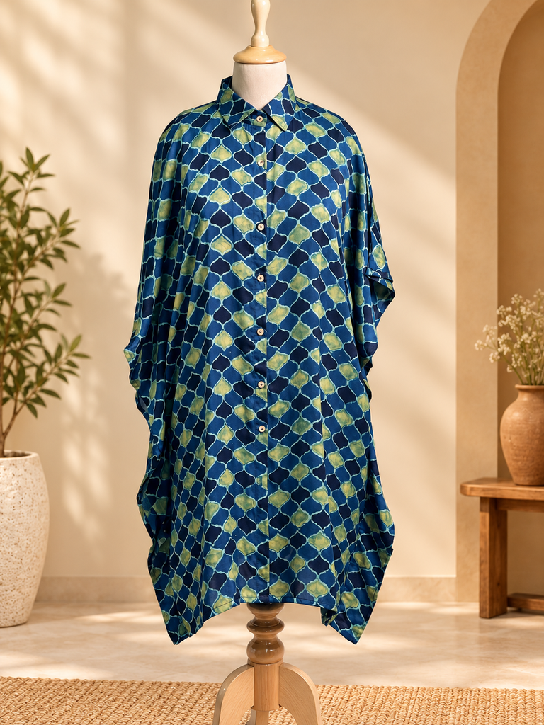 Ajrakh Modal Shirt Kaftans 5015