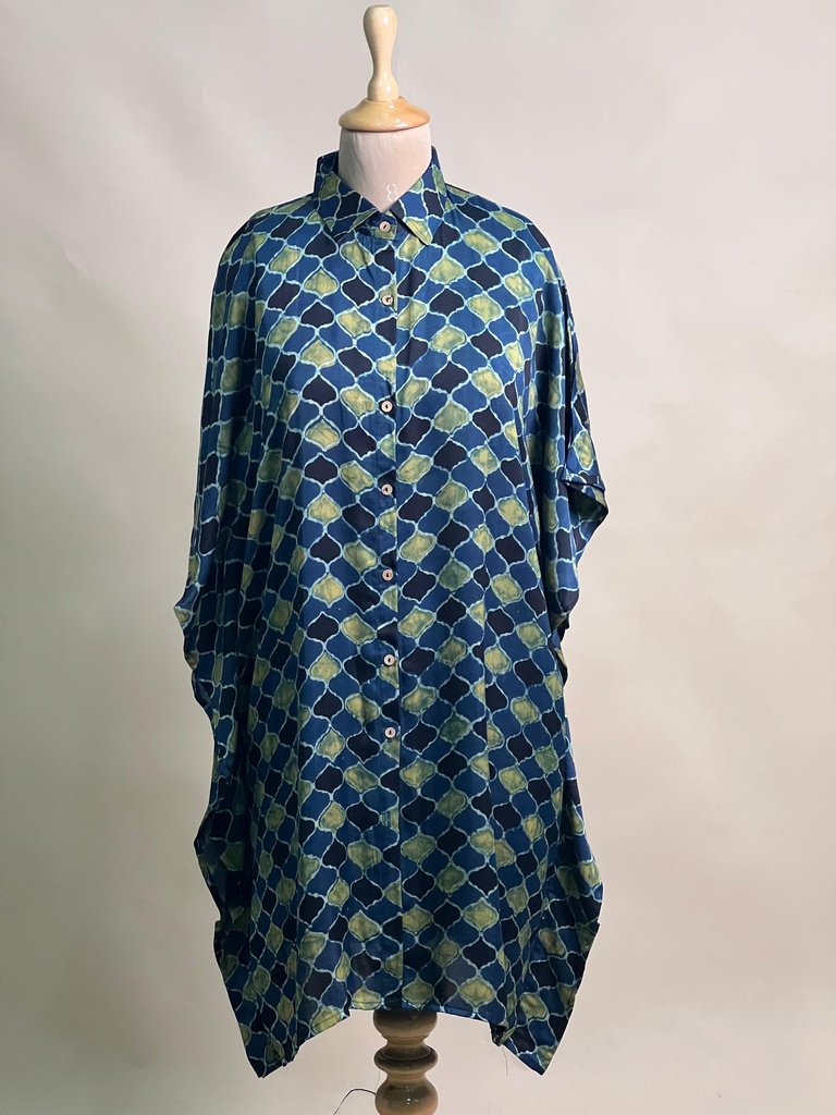 Ajrakh Modal Shirt Kaftans 5015