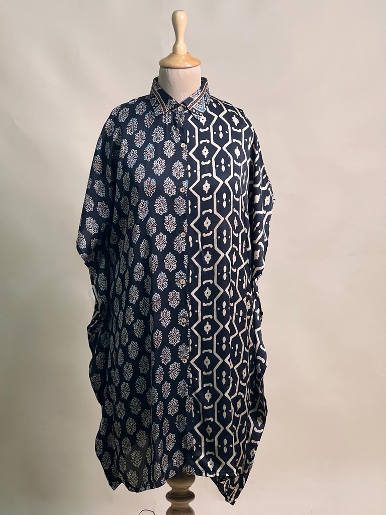 Ajrakh Modal Shirt Kaftans 5015