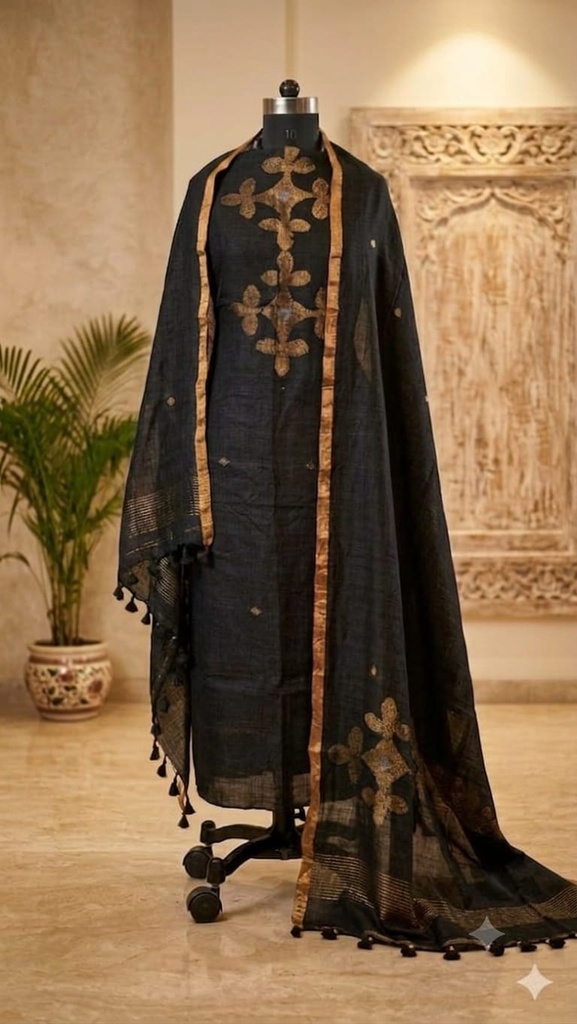 Jamdani Linen Suits 4562