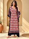 Ajrakh Modal Silk Kaftans 4801