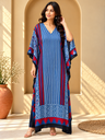 Ajrakh Modal Silk Kaftans 4801