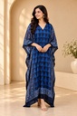 Ajrakh Modal Silk Kaftans 4801
