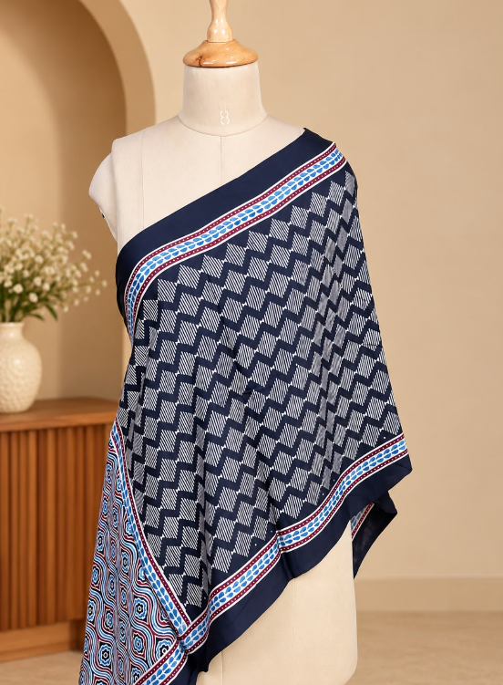 Ajrakh Modal Stoles 5071 