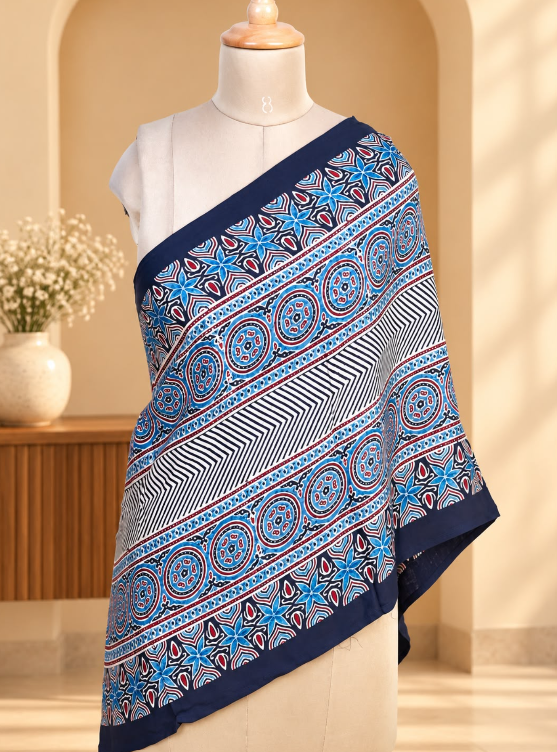 Ajrakh Modal Stoles 5071 