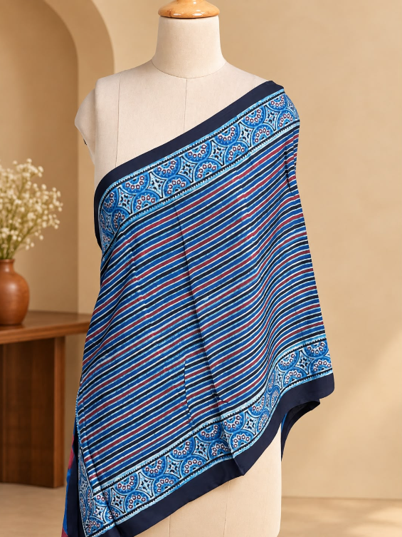 Ajrakh Modal Stoles 5071 