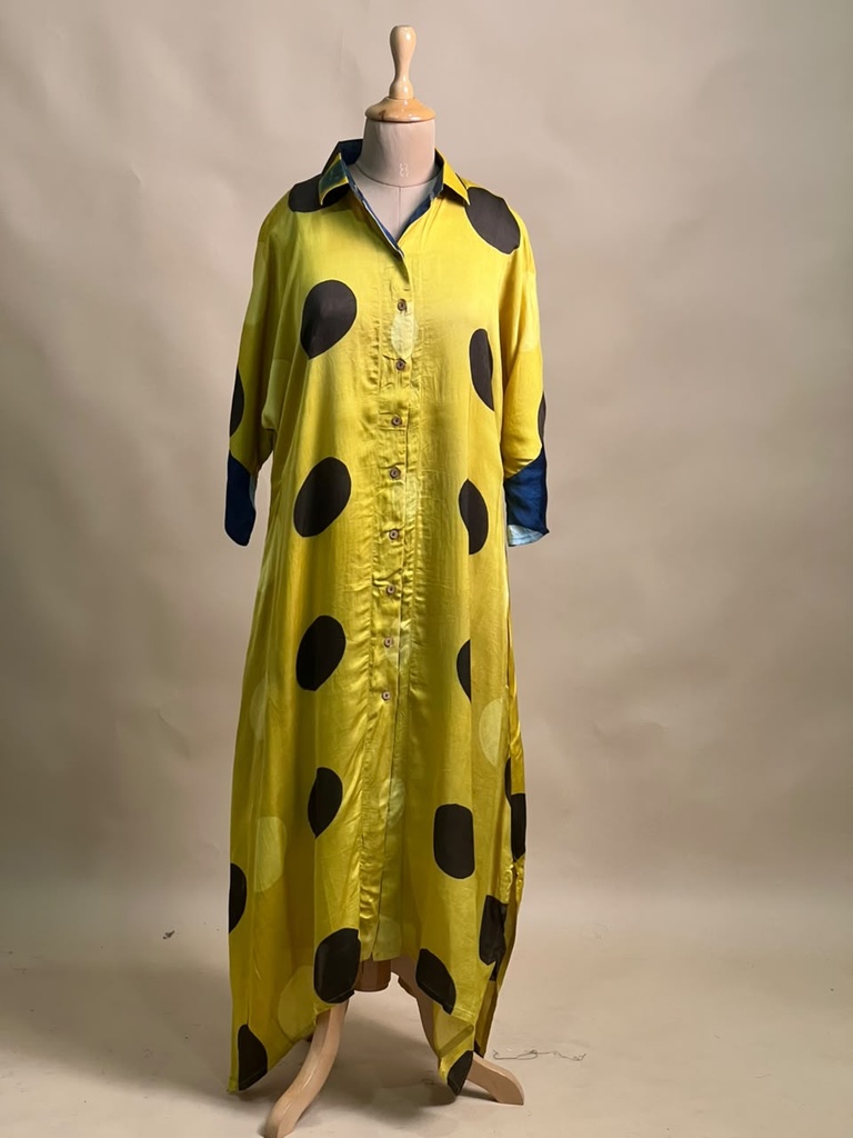 Ajrakh Modal Shirt Style Kurti 4803