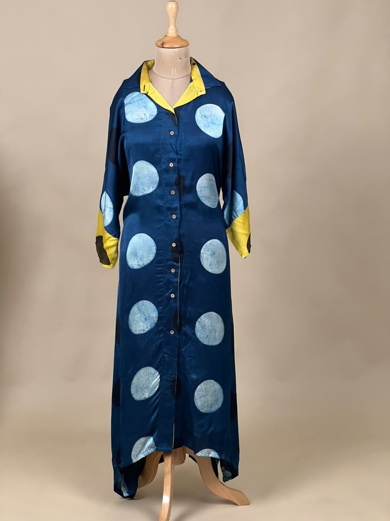Ajrakh Modal Shirt Style Kurti 4803
