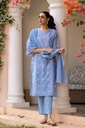 Embroidered Cotton Kurti sets 8010