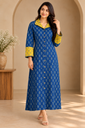 Ajrakh Cotton Kurti 5031