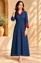 Ajrakh Cotton Kurti 5031
